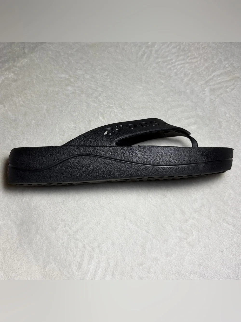 Crocs Women’s Black Slide Sandal - Comfortable Everyday Slip-On Sz 7